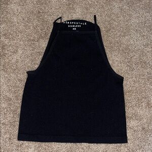 Aeropostale Black Seamless Tank Top